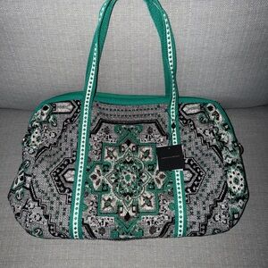 America & Beyond Boho Weekender / Travel Bag + Matching Pouch – New with Tags